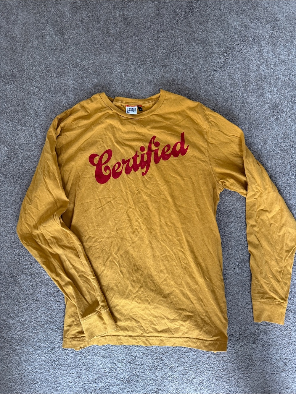 Women’s Long Sleeve Shirt in Mustard Yellow